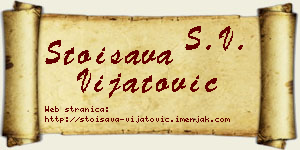 Stoisava Vijatović vizit kartica